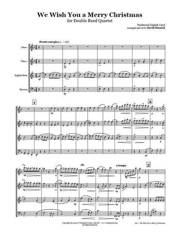 We Wish You A Merry Christmas Double Reed Quartet
