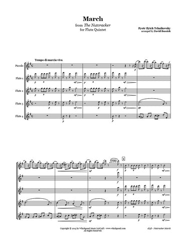 Nutcracker March Flute Quintet
