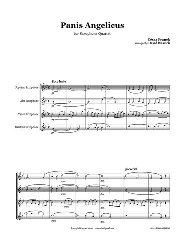 Franck Panis Angelicus Saxophone Quartet