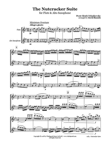 Nutcracker Suite Flute/Saxophone Duet
