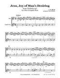 Bach Jesu Joy of Man's Desiring Oboe/English Horn Duet