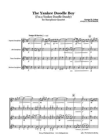 Cohan Yankee Doodle Boy Saxophone Quartet