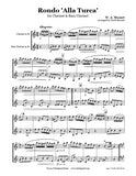 Mozart Turkish March Clarinet Duet