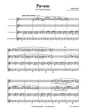Fauré Pavane Clarinet Quartet