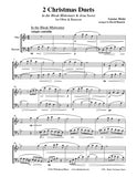 Holst 2 Christmas Duets Oboe/Bassoon Duet