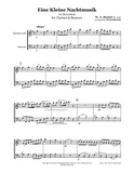 Mozart Eine Kleine Nachtmusik Clarinet/Bassoon Duet
