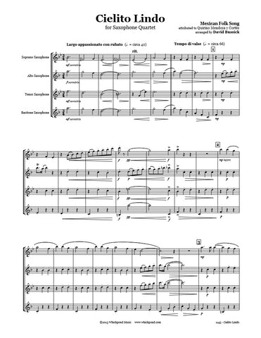 Cielito Lindo Saxophone Quartet