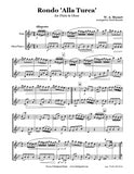Mozart Turkish March Flute/Oboe Duet