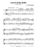 Carol of the Bells Oboe Duet