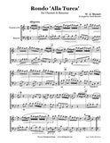 Mozart Turkish March Clarinet/Bassoon Duet