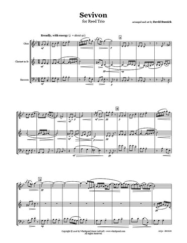 Sevivon (Dreidel) Oboe/Clarinet/Bassoon Trio