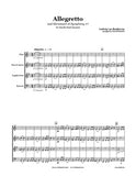 Beethoven Symphony #7 Allegretto Double Reed Quartet