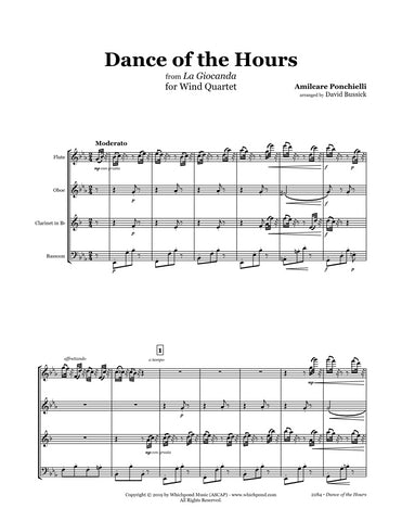 Ponchielli Dance of the Hours Wind Quartet