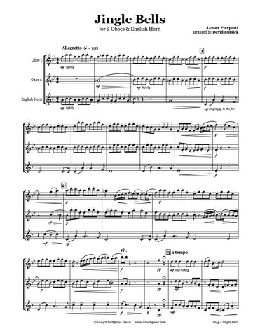 Jingle Bells Oboe/English Horn Trio