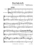 Holst First Suite Clarinet Duet