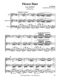 Delibes Flower Duet Oboe/Clarinet/Bassoon Trio