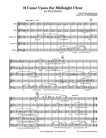 It Came Upon The Midnight Clear Wind Quintet