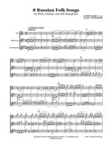 Lyadov 8 Russian Folk Songs Flute/Clarinet/Sax Trio