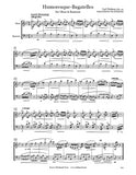 Nielsen Humoresque Bagatelles Oboe/Bassoon Duet