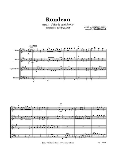 Mouret Rondeau Double Reed Quartet