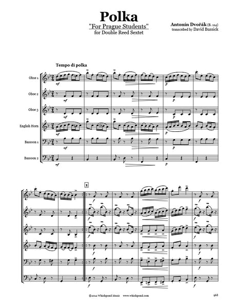 Dvořák Polka Double Reed Sextet