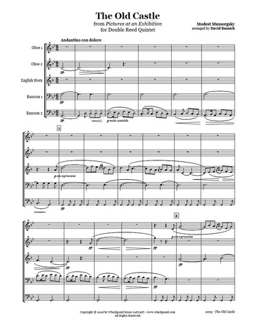 Mussorgsky Old Castle Double Reed Quintet