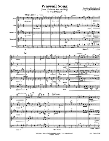 Wassail Song Wind Quintet