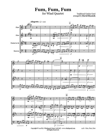 Fum Fum Fum Wind Quartet