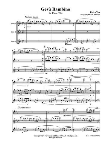 Gesu Bambino Flute Trio