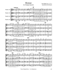 Sibelius Hymne Trumpet Quartet