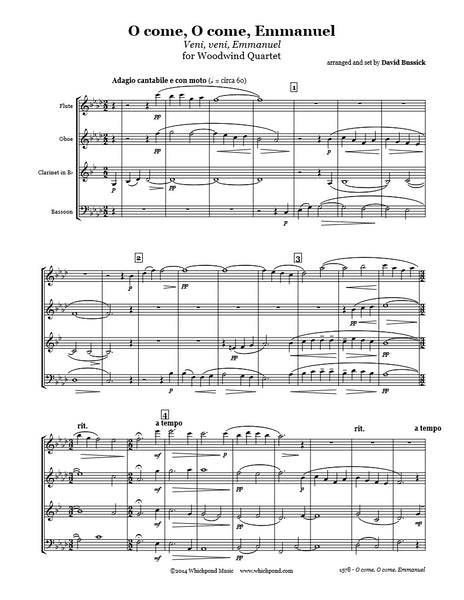 O Come Emmanuel Wind Quartet