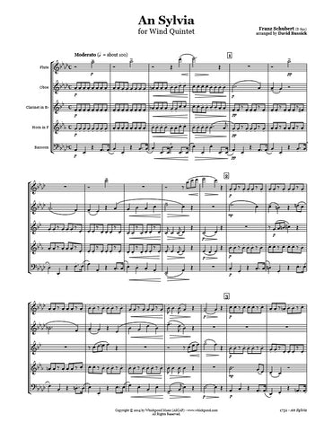Schubert An Sylvia Wind Quintet