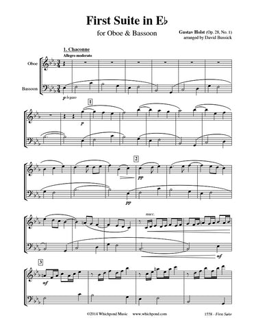 Holst First Suite Oboe/Bassoon Duet