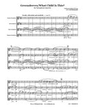 Greensleeves/What Child Is This Saxophone Quartet