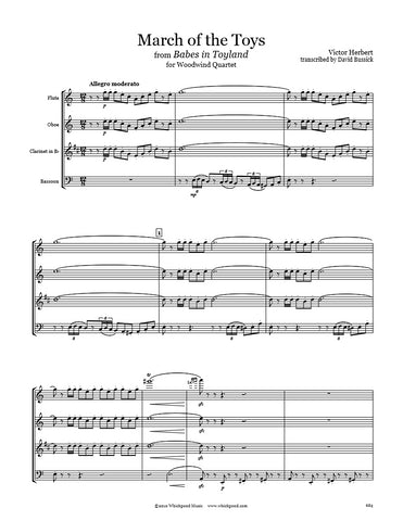 Herbert March of the Toys Wind Quartet