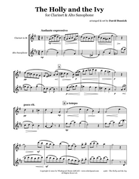The Holly and The Ivy Clarinet/Saxophone Duet