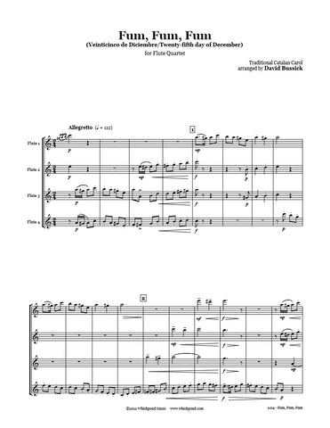 Fum Fum Fum Flute Quartet