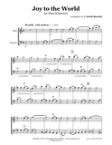Joy to the World Oboe/Bassoon Duet