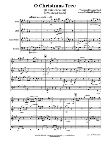 O Christmas Tree Wind Quartet