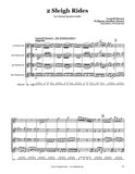 Mozart 2 Sleigh Rides Clarinet Quartet & Bells