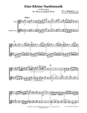 Mozart Eine Kleine Nachtmusik Oboe/English Horn Duet