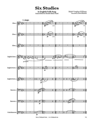 Vaughan Williams 6 Studies Double Reed Choir