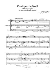 O Holy Night Oboe/Clarinet/Bassoon Trio