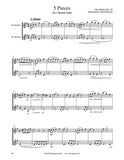Beach 5 Pieces Clarinet Duet