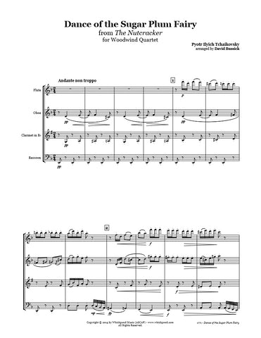 Nutcracker Sugar Plum Fairy Wind Quartet