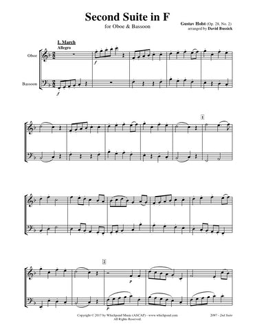 Holst Second Suite Oboe/Bassoon Duet