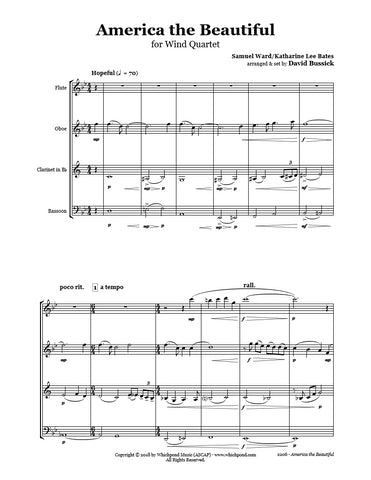 America the Beautiful Wind Quartet