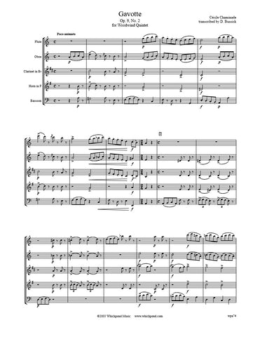 Chaminade Gavotte Wind Quintet