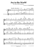 Joy to the World Flute/Saxophone Duet