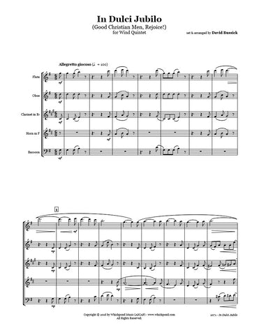 In Dulci Jubilo Wind Quintet